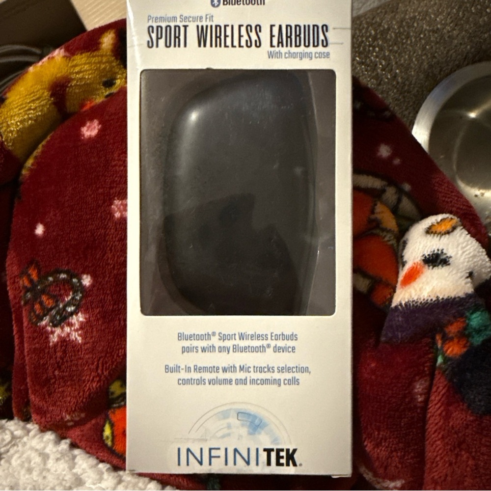 Black Sport Wireless Earbuds
